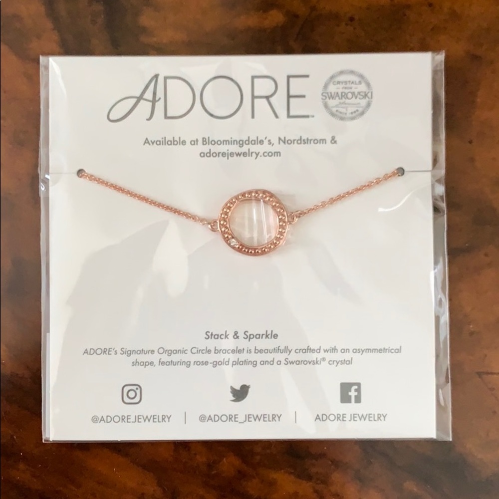 Rose gold bracelet